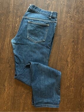 A.P.C. Straight-Leg Jeans in Dark Blue Denim Sz 34